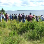 Walking tour on Oak Island, 2006