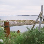 Old drill hole shafts, Oak Island