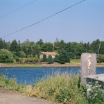 The causeway to Oak Island