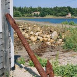 Anchor by Oak Island causeway