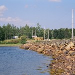 The causeway to Oak Island