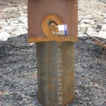 Capped drill hole, Oak Island