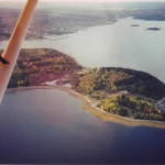 Aerial image by Ralph Keeping who flew over Oak Island