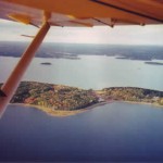 Aerial image by Ralph Keeping who flew over Oak Island