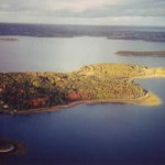 Aerial image by Ralph Keeping who flew over Oak Island