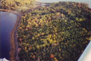 Aerial image by Ralph Keeping who flew over Oak Island