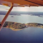 Aerial image by Ralph Keeping who flew over Oak Island