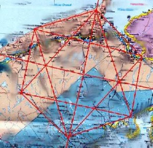 John Coleman mapped every location with the word "cross" in the title