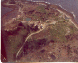 View looking towards the east on Oak Island