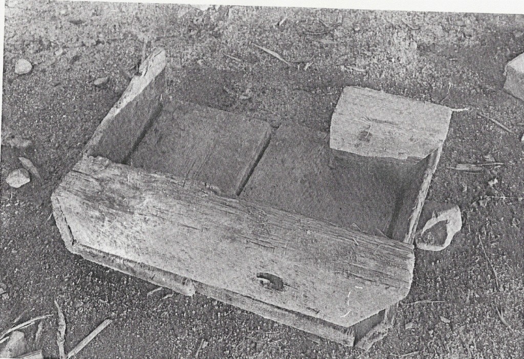 Wooden box found in Smith's Cove, Oak Island